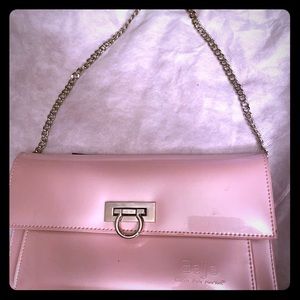 Pink Beijo clutch bag